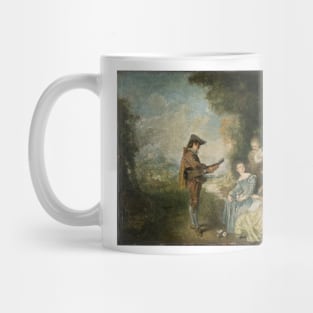 The Love Lesson - Antoine Watteau Mug